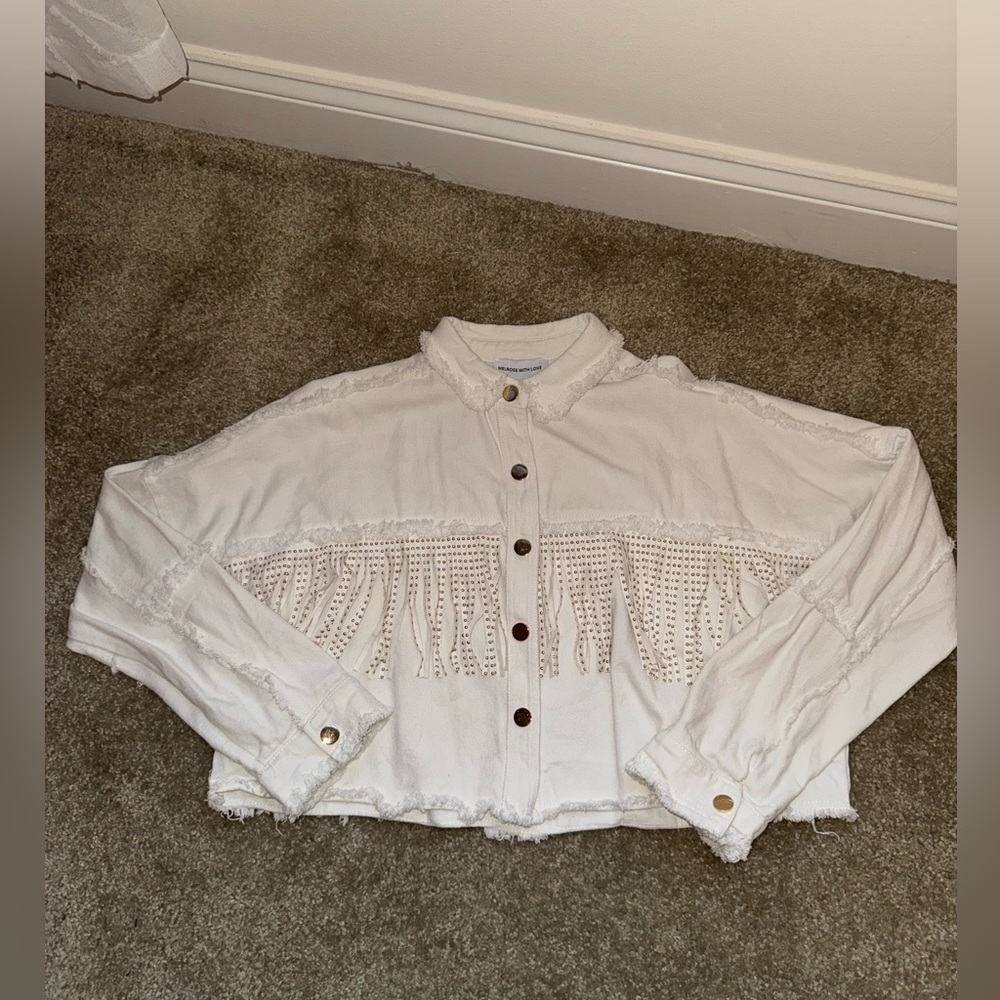 cropped denim jacket